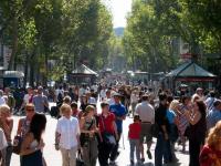 Yacht Charter Spanien: Las Ramblas, die Flaniermeile und Hauptschlagader