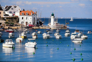 Bretagne Bootscharter - Sauzon - Der Fischerhafen hat seine Ursprünglichkeit bewahren können