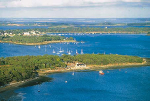 Bretagne Charter - Binnensee Atmosphäre - Die verwinkelte Wasserlandschaft lässt sich am besten per Boot erkunden