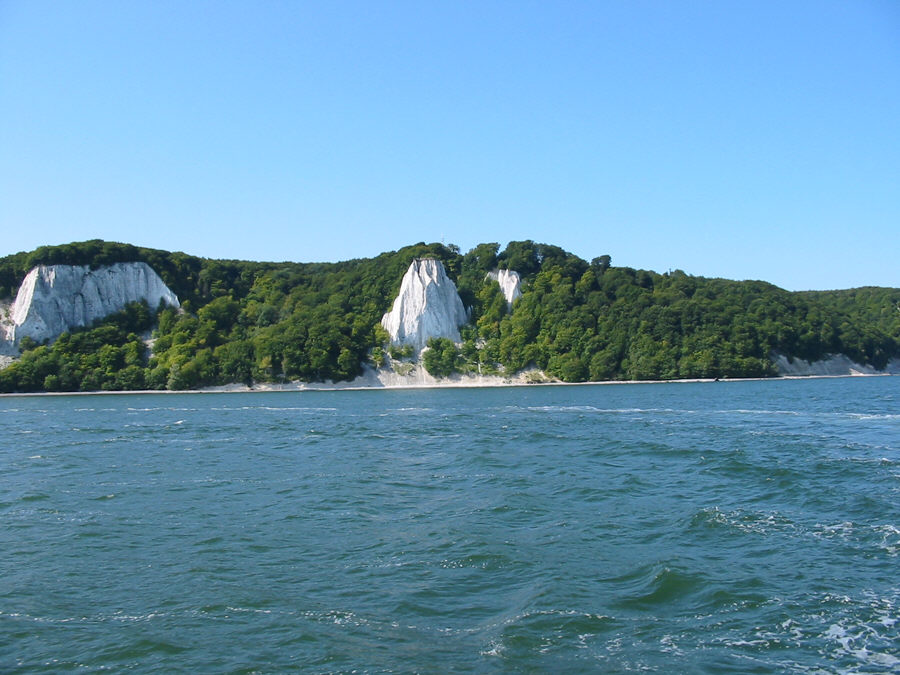 Ostsee Charter: Königsstuhl - Rügen ist berühmt für seine Kreidefelsen