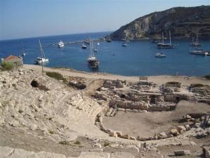 Charter Türkei: Knidos - Ankern neben Ausgrabungen