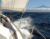 Yachtcharter Kanaren: Alles überragend - Der Pico de Teide von Gomera aus gesehen