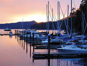 Kanada Yachtcharter - Die Poets Cove Marina ist die luxuriöseste der Region